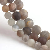 Natural Matte Sunstone Stone Beads 6/8/10mm Round Loose Beads