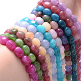 Natural Stone Beads Oval Pink Tourmalines Agates Morganite Amethyst Round