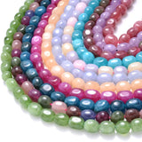 Natural Stone Beads Oval Pink Tourmalines Agates Morganite Amethyst Round