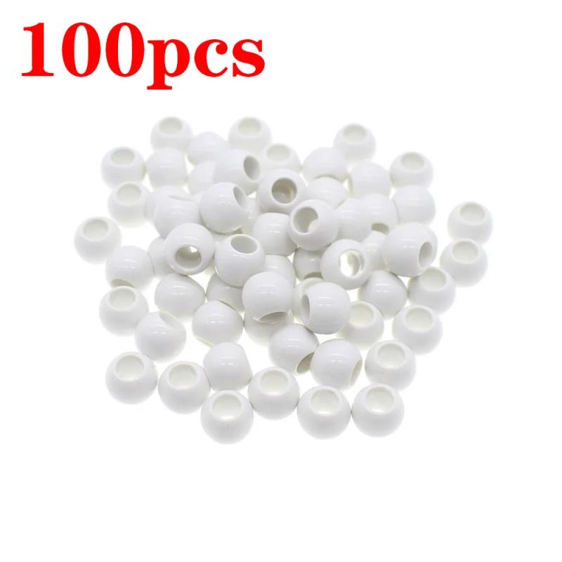 100pcs Women Hair Braid Beads Dreads Decoration Pendants Clear Africa Hair