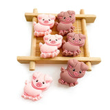 10pcs Piglet Silicone Beads Teether Chewing Teeth DIY Nipple Chain