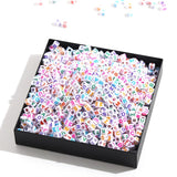 500pcs 6mm Mixed Letter Acrylic Beads for DIY Jewelry Making
