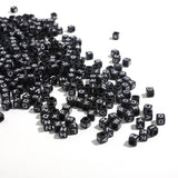 500pcs 6mm Mixed Letter Acrylic Beads for DIY Jewelry Making