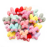 10pcs Rabbit Ears Silicone Teether Beads DIY Jewelry Accessories
