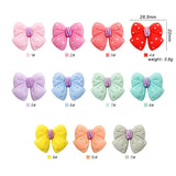 10pcs Bowknot Silicone Beads Teether Chew Jewelry DIY Accessories