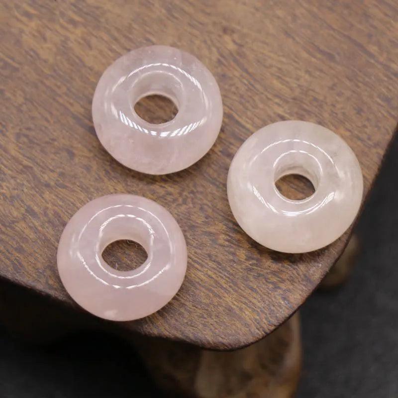 5pcs 8x14mm Natural Crystal Large Hole Abacus Beads Jewelry Making DIY