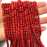 Natural Sea Bamboo Red Coral Beads for DIY Jewelry Making