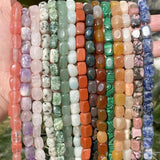 Amethysts Amazonites Rose Quartzs Stone Beads Spacer 8x12mm