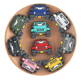 10Pcs Off-road Vehicle Animal Silicone Beads for DIY Pacifier Chain