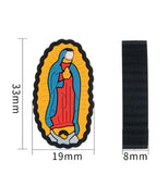 10pcs Jesus Silicone Beads Teether Chewing Teeth DIY Nipple Chain Jewelry