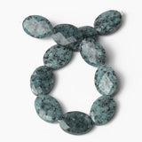 18x13mm Natural Oval Agates Jades Quartz Crystal Faceted Amazonite Beads