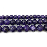 Purple Charoite Round Gem Stone Beads 6/8/10MM