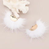 Real Fur Mink Tassel Earrings Accessories Diy Jewelry Making