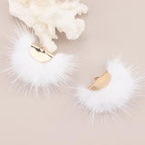 Real Fur Mink Tassel Earrings Accessories Diy Jewelry Making