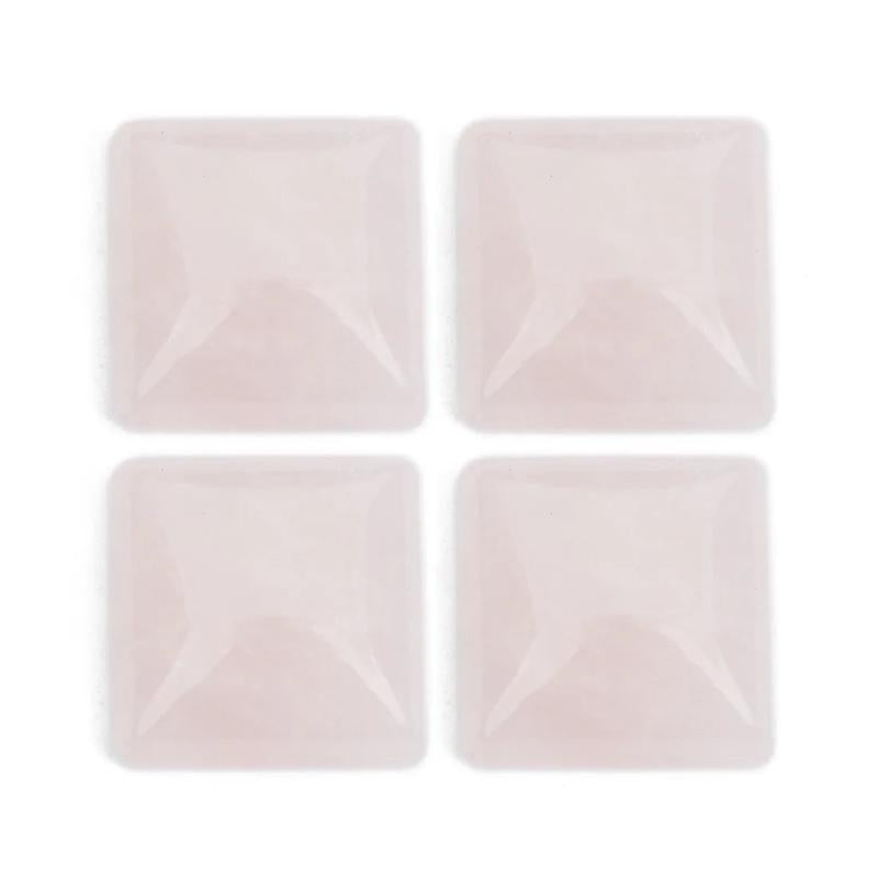 5pcs Agate Ring Surface DIY Jewelry Accessories 16mm Sandstone Square