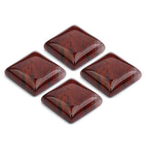 5pcs Agate Ring Surface DIY Jewelry Accessories 16mm Sandstone Square