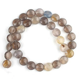 12mm Coin Round Agates Opal Pink Quartz Jades Beads 15''