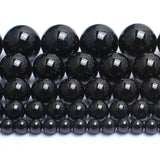 Natural Tourmaline Stone Beads Round Loose Beads For Jewelry Making 15 inch