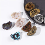 Natural Stone Cluster Healing Stone Agates Crystal Charm Pendant