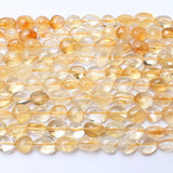 Natural Citrines Stone Beads Rondelle Loose Beads 15 Inch