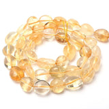 Natural Citrines Stone Beads Rondelle Loose Beads 15 Inch