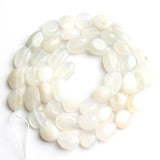 Moonstone Gems Beads for Jewelry Making 15'' Strand