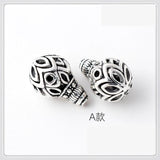 10 PCS Tibetan Silver Tee Pagoda Spacer Bead Buddha Head Loose Beads