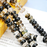 5X8mm Multicolor Watermelon Tourmaline Abacus Beads Crafts Jewelry Making