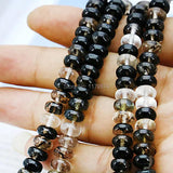 5X8mm Multicolor Watermelon Tourmaline Abacus Beads Crafts Jewelry Making