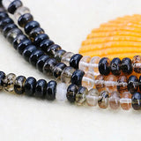 5X8mm Multicolor Watermelon Tourmaline Abacus Beads Crafts Jewelry Making