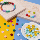 25pcs Enamel Tila Loose Beads for Jewelry Making DIY