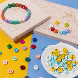 25pcs Enamel Tila Loose Beads for Jewelry Making DIY