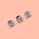 5PCS 925 Sterling Silver Retro Beads Thai Silver DIY Beaded Material Accessories