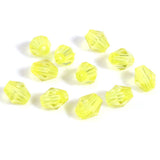 2000PCS Hexagon Multicolor Acrylic Beads 6mmx5mm