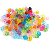 2000PCS Hexagon Multicolor Acrylic Beads 6mmx5mm