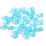 2000PCS Hexagon Multicolor Acrylic Beads 6mmx5mm
