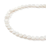 Freshwater Shell Heart Bead Strands for DIY Jewelry Making