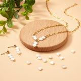 Freshwater Shell Heart Bead Strands for DIY Jewelry Making
