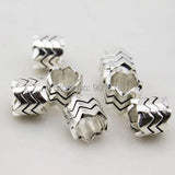 20pcs Antique Silver Spacer Beads Alloy Charms For DIY Jewelry
