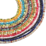 Natural Sediment Jaspers Rondelle Beads 15''inch