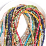 Natural Sediment Jaspers Rondelle Beads 15''inch