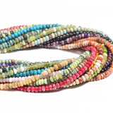Natural Sediment Jaspers Rondelle Beads 15''inch