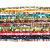 Natural Sediment Jaspers Rondelle Beads 15''inch