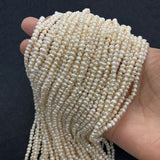 3-4mm Natural Freshwater Pearl Beads for DIY Jewelry Making