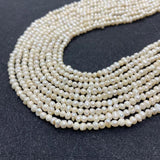 3-4mm Natural Freshwater Pearl Beads for DIY Jewelry Making