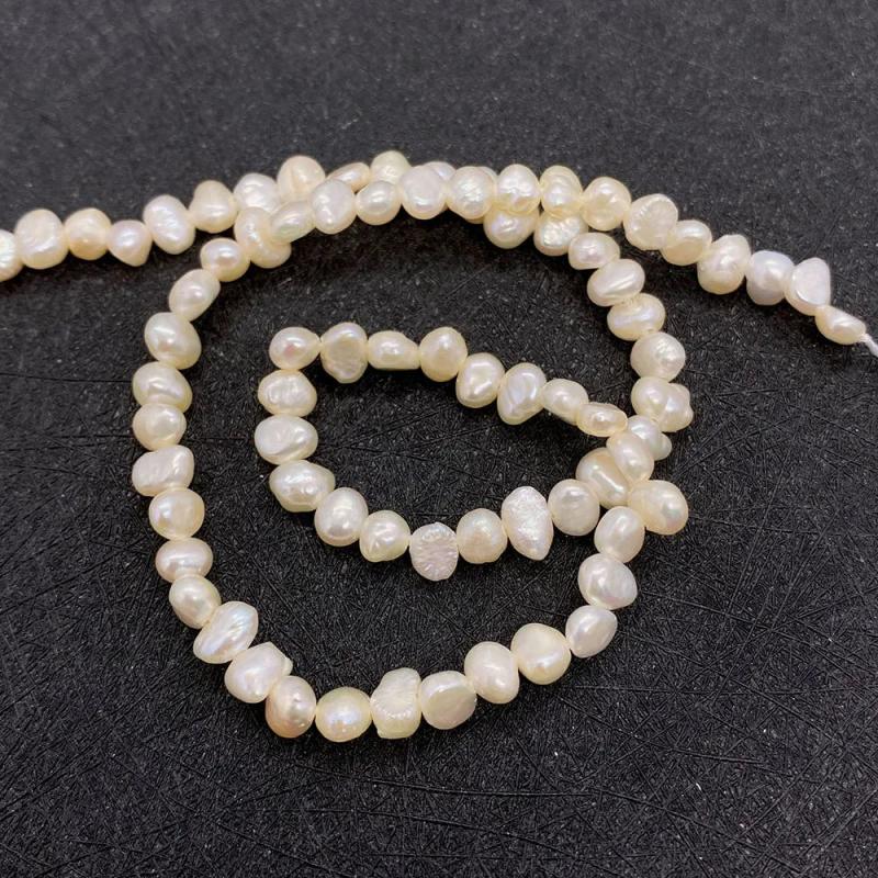Freshwater Pearl Loose Beads Irregular 4-5mm DIY Jewelry Making