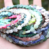 Colorful Sea Sediment Agates Beads 6mm