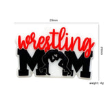 10pcs Wrestling Mom Silicone Beads Teether Food-Grade Chewing Teeth Bead