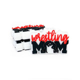 10pcs Wrestling Mom Silicone Beads Teether Food-Grade Chewing Teeth Bead