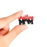 10pcs Wrestling Mom Silicone Beads Teether Food-Grade Chewing Teeth Bead